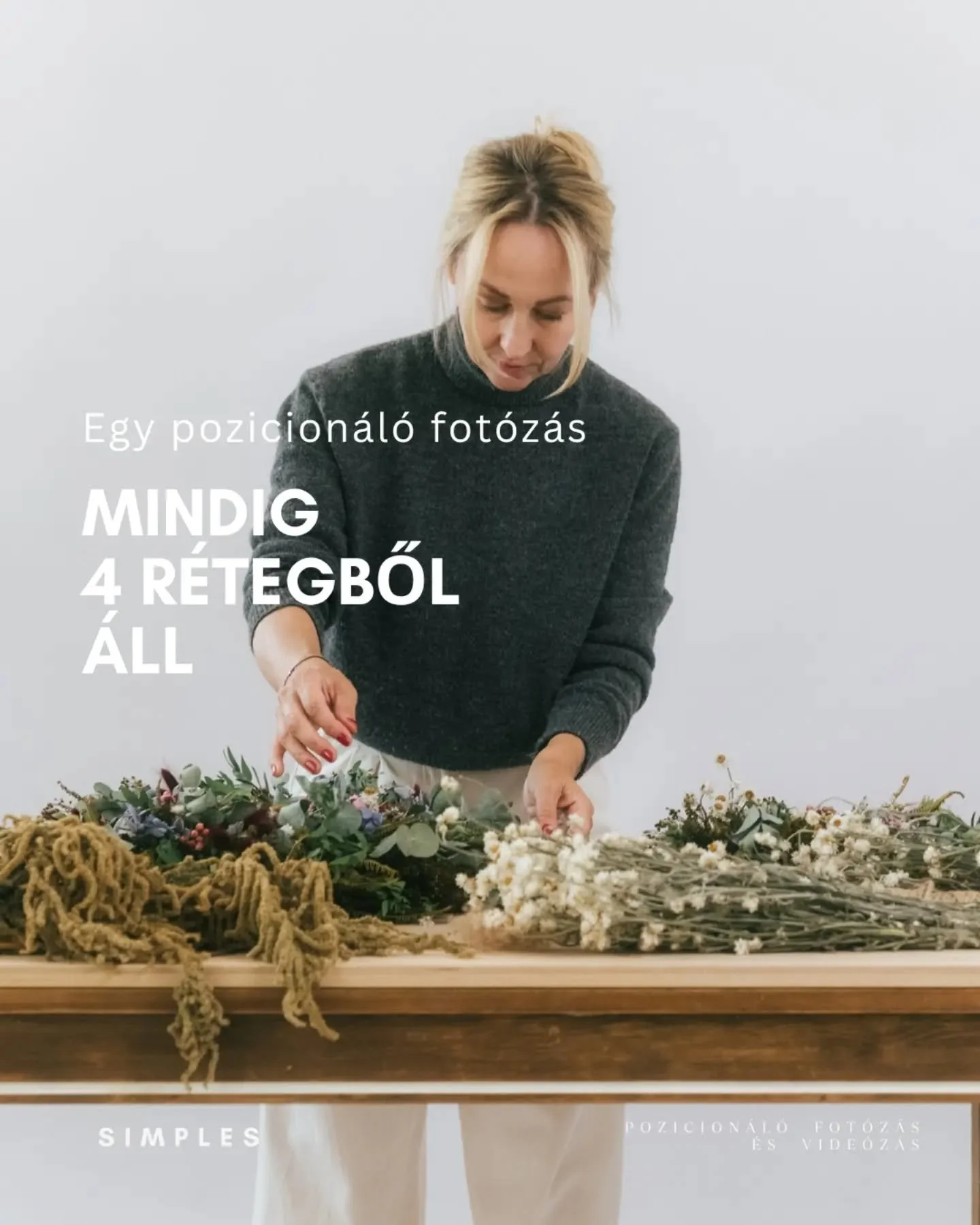 A pozicion&aacute;l&oacute; fot&oacute;z&aacute;sok folyamata leegyszerűs&iacute;tve n&aacute;lam 4 r&eacute;szből &eacute;p&uuml;l fel.
Ez a n&eacute;gy r&eacute;teg term&eacute;kn&eacute;l &eacute;s szolg&aacute;ltat&aacute;sn&aacute;l is ugyanaz,