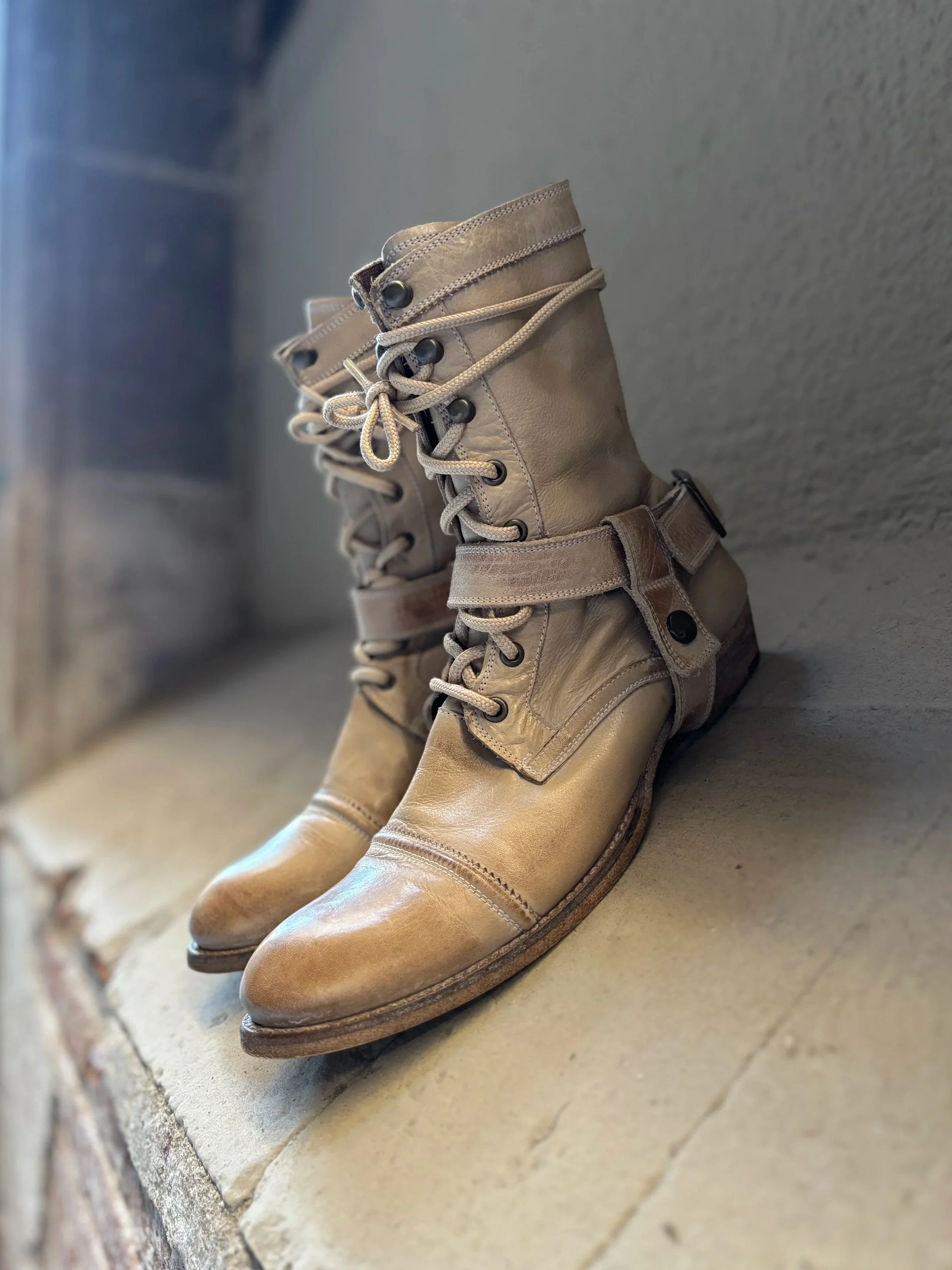 Y's by Yohji Yamamoto Military Boots