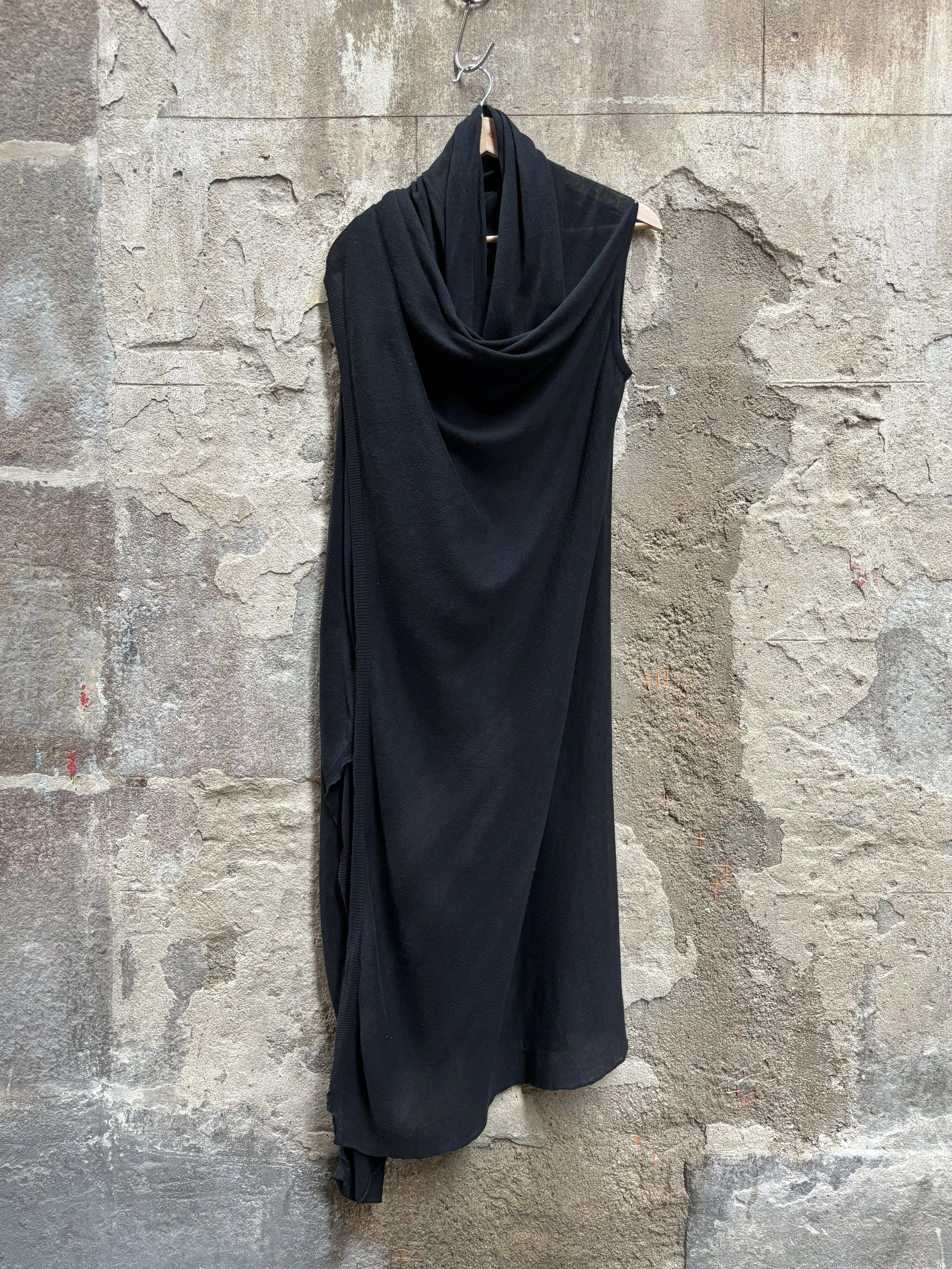 Boris Bidjan Saberi Sleeveless Hooded Cardigan