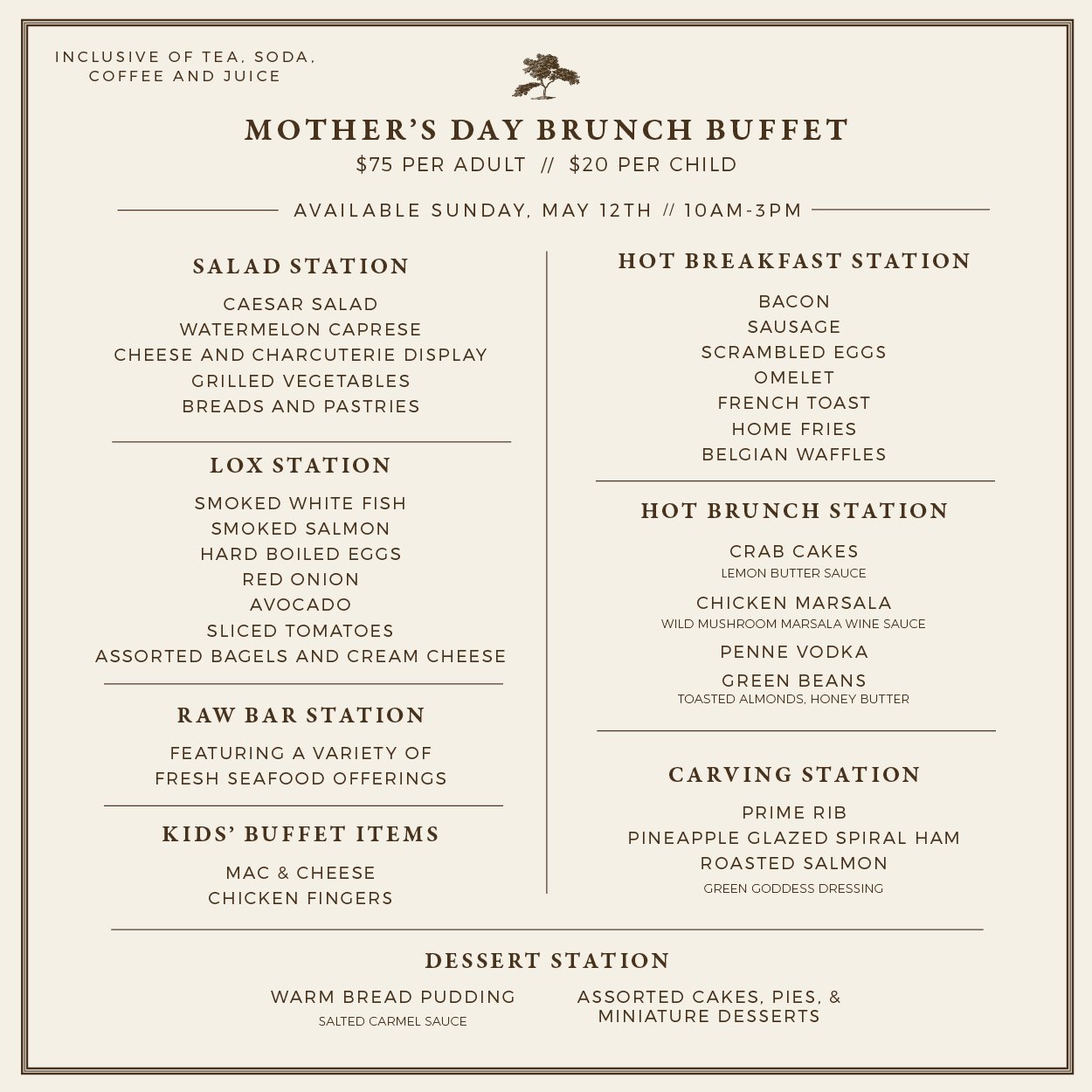 #MothersDay is right around the corner - do you have your reservations? 🍴