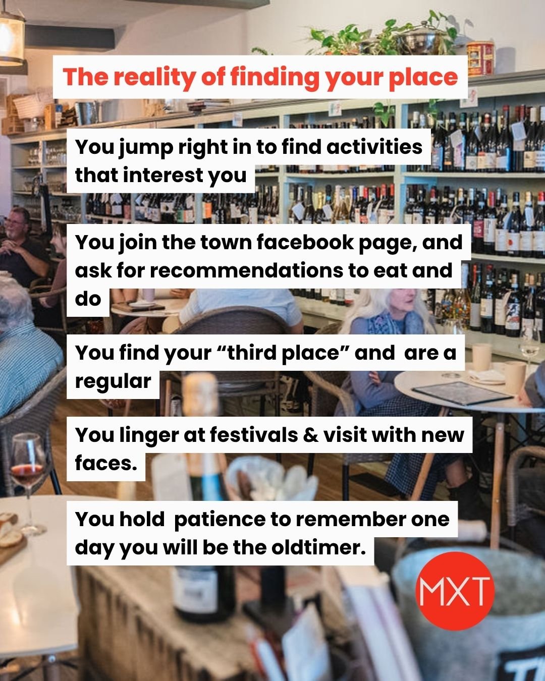 how to find your place in a small town