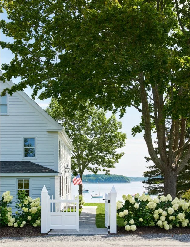 Beautiful house and garden in Castine Maine