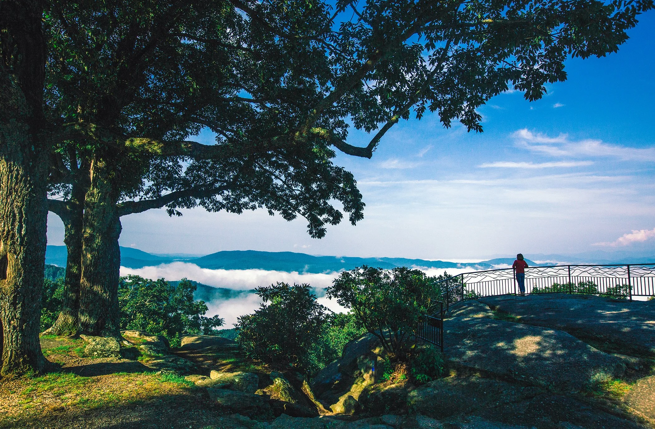 Jump Off Rock | Jump Off Rock provides one of the grandest panoramic views in Western North Carolina. 