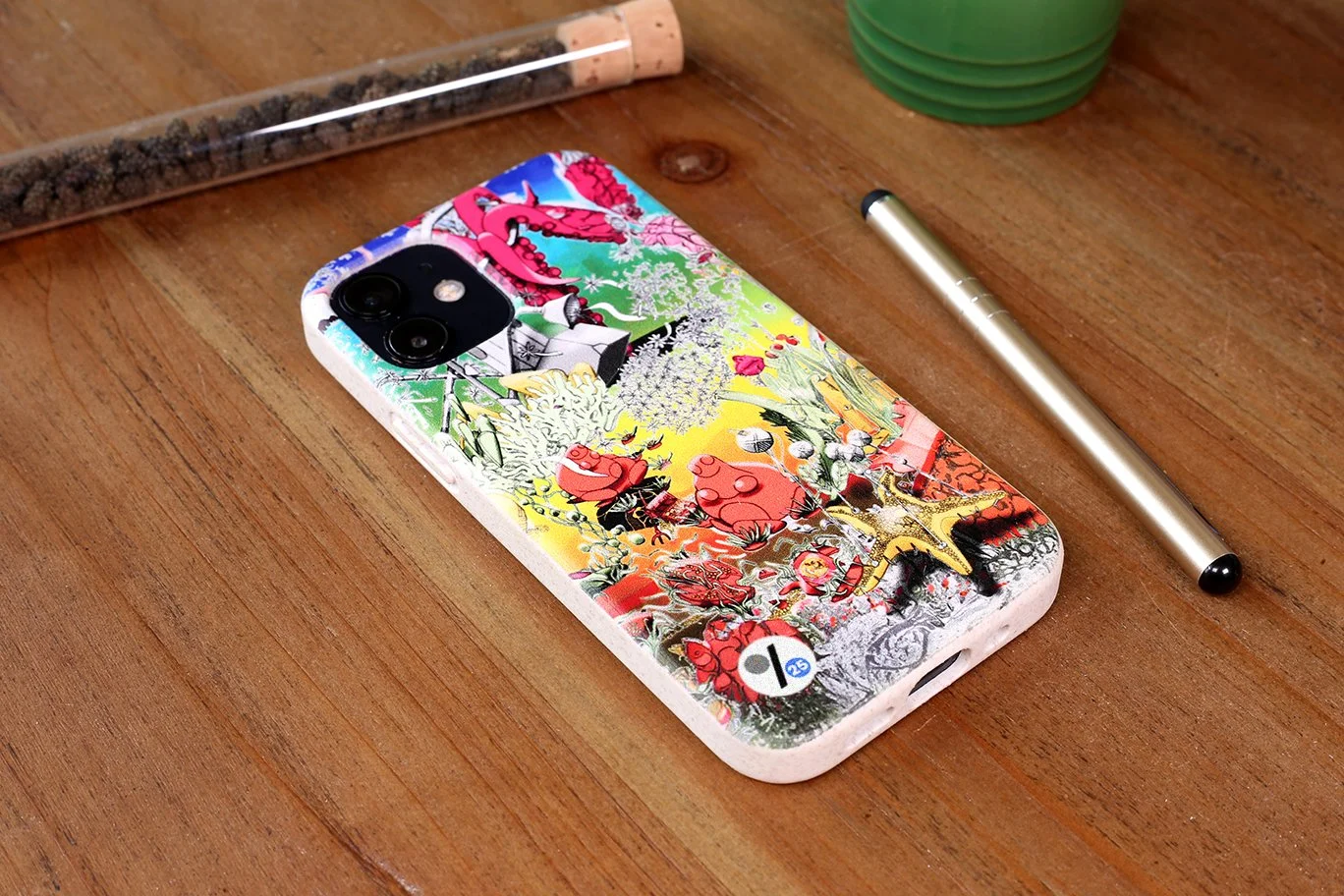 Colourful custom printed Eco-friendly phonecase for iphone
