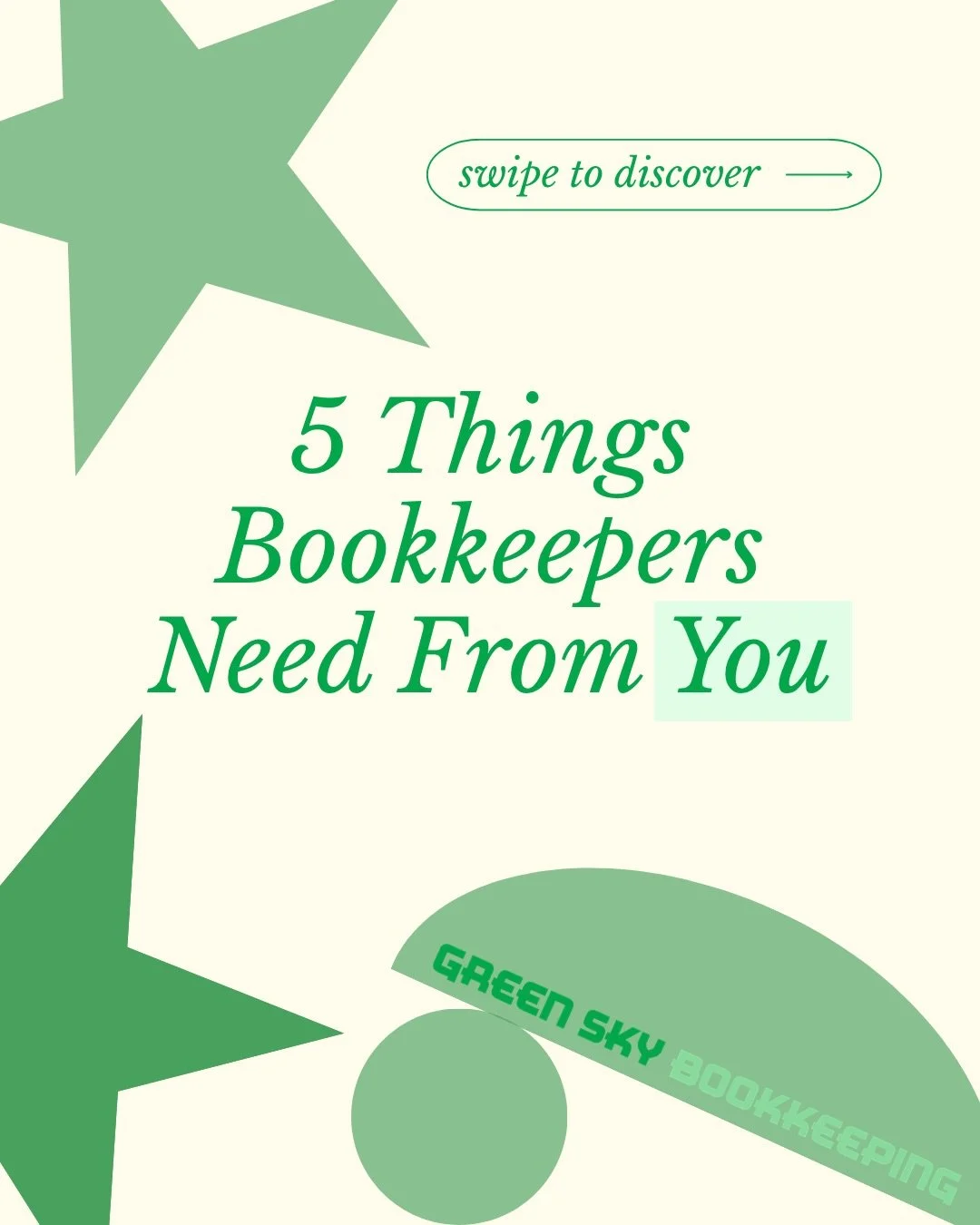 Your bookkeeper can do their best work when they have what they need from you. 🌿

That means sending documents on time, keeping communication clear, providing access to the right accounts, answering questions, and staying consistent throughout the p