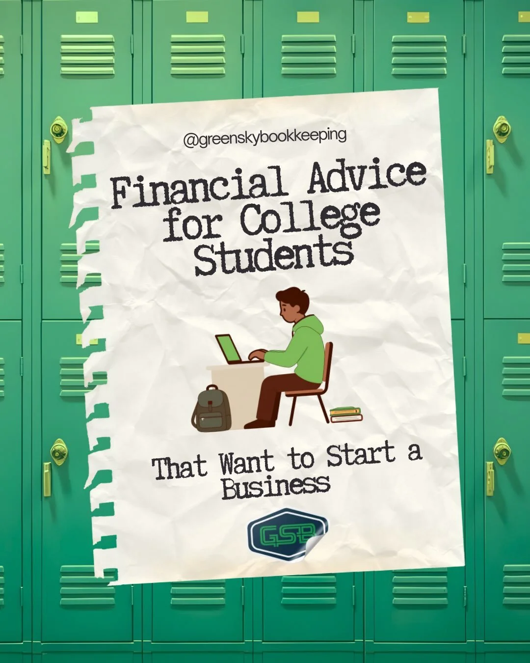 College is already teaching you a lot. Your future business might be the next lesson. 📚💚

If starting a business is somewhere in your plans, building good financial habits before your first sale can save you a lot of stress later.

Keeping business