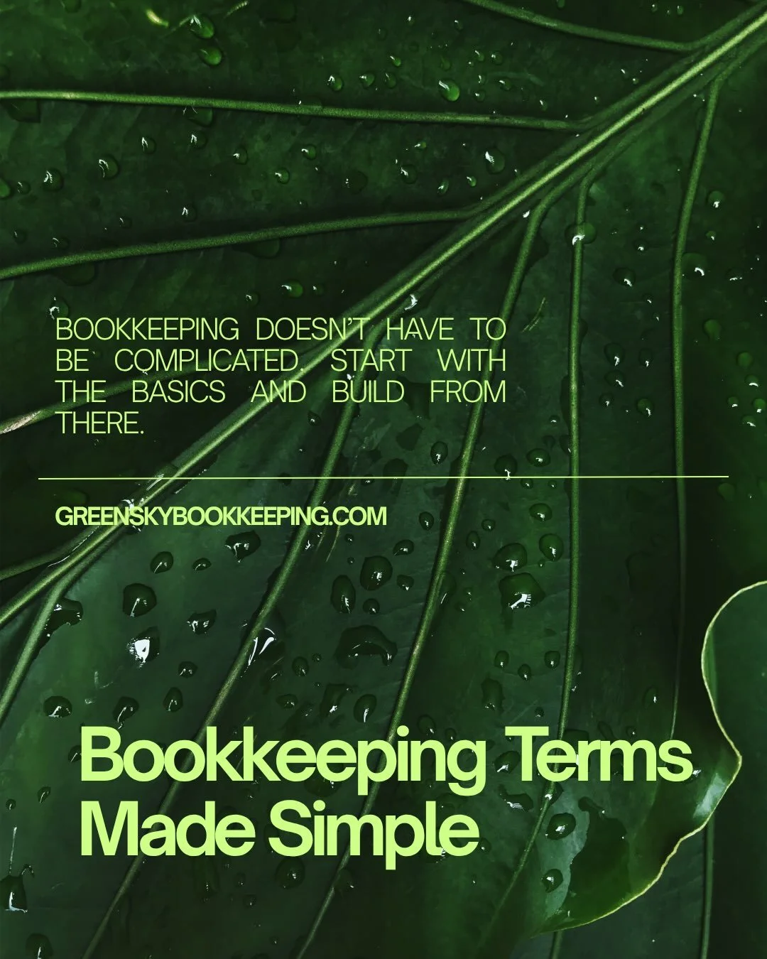 Bookkeeping terms, made simple! 💚

Understanding your business finances shouldn&rsquo;t feel complicated! Knowing the basics can help you make smarter decisions and keep your business on track. 📊

Swipe through to learn some essential bookkeeping t