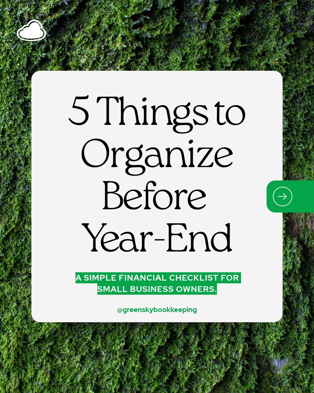Year-end is approaching! Is your business financially prepared? 🌿

Getting organized now can save you time, stress, and unnecessary headaches later.

From organizing receipts to reviewing outstanding invoices, a few simple steps can make a big diffe