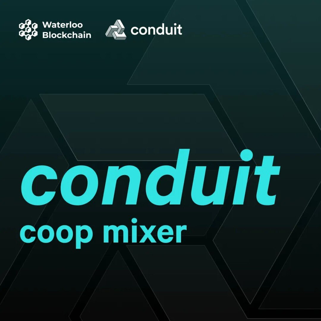 ​🔥 Interested in learning more about Web3 co-ops? Learn more about them during Waterloo Blockchain's exclusive hiring mixer, featuring Conduit!

​🌐 Discover how Conduit's fully-managed, production-grade OP Stack and Arbitrum Orbit rollups on Ethere