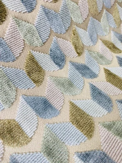 Pastel patterned Velvet 