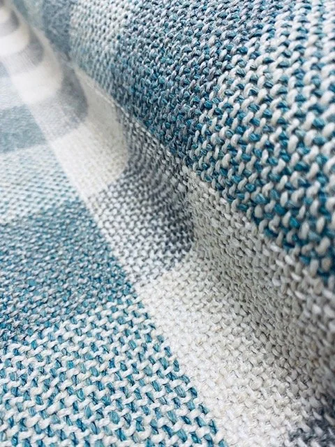 Block Woven Teal