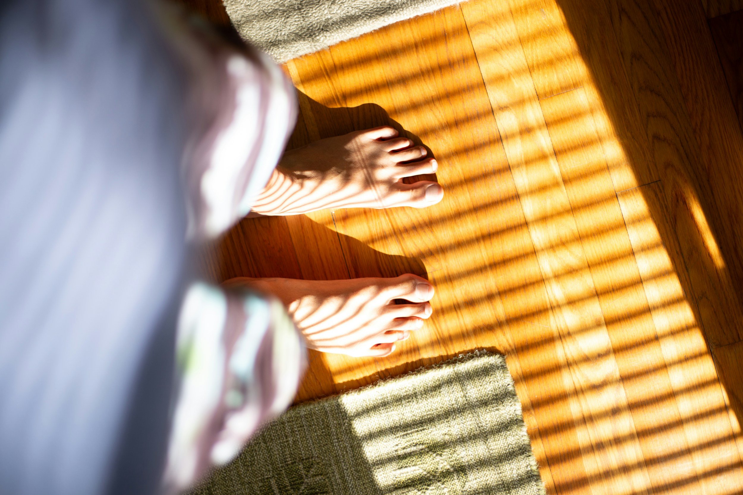 Keep your feet warm.