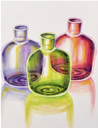 Janet Fish Inspired Glass Jars (ages 8+)