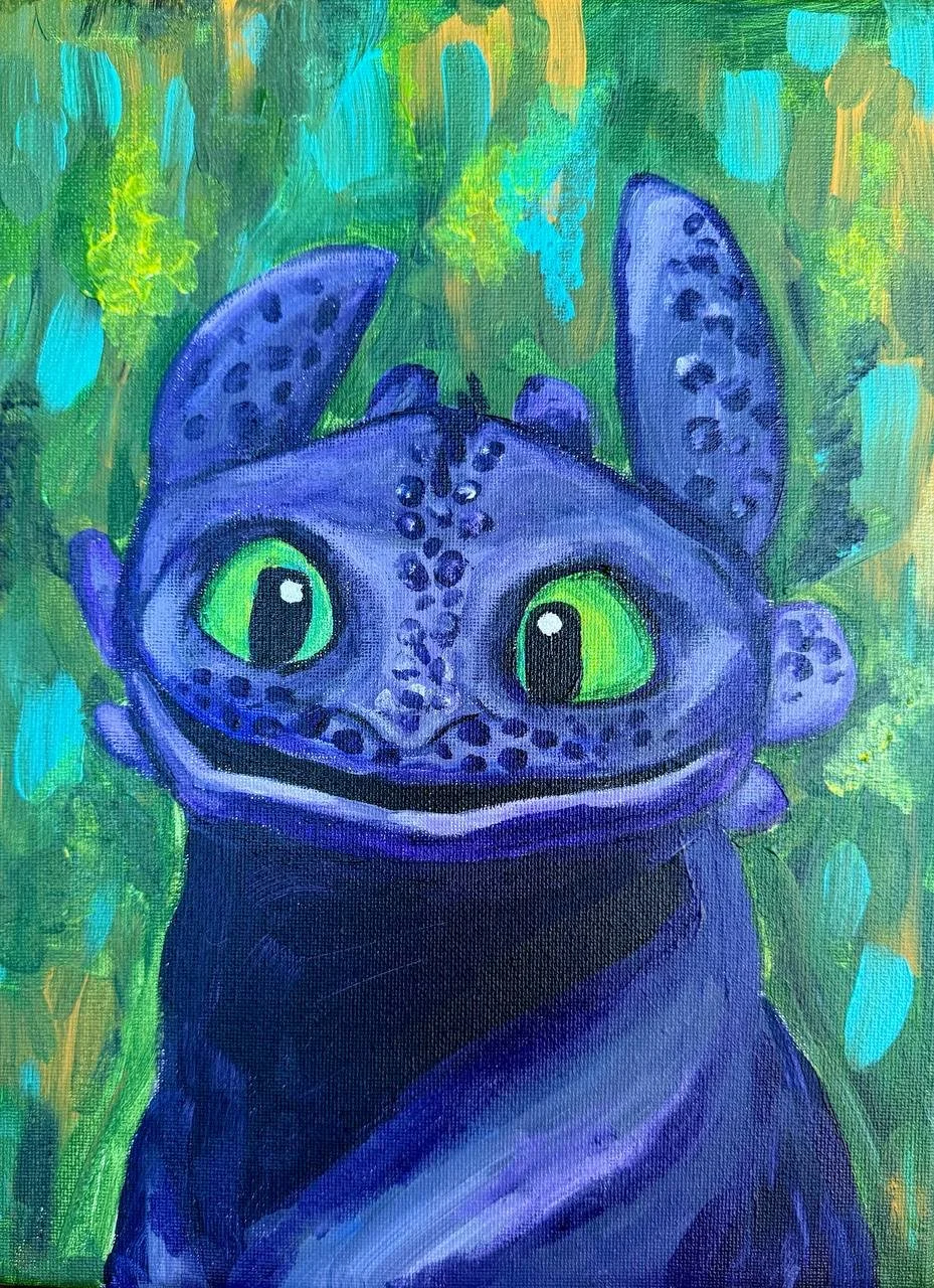 Toothless from How to Train Your Dragon