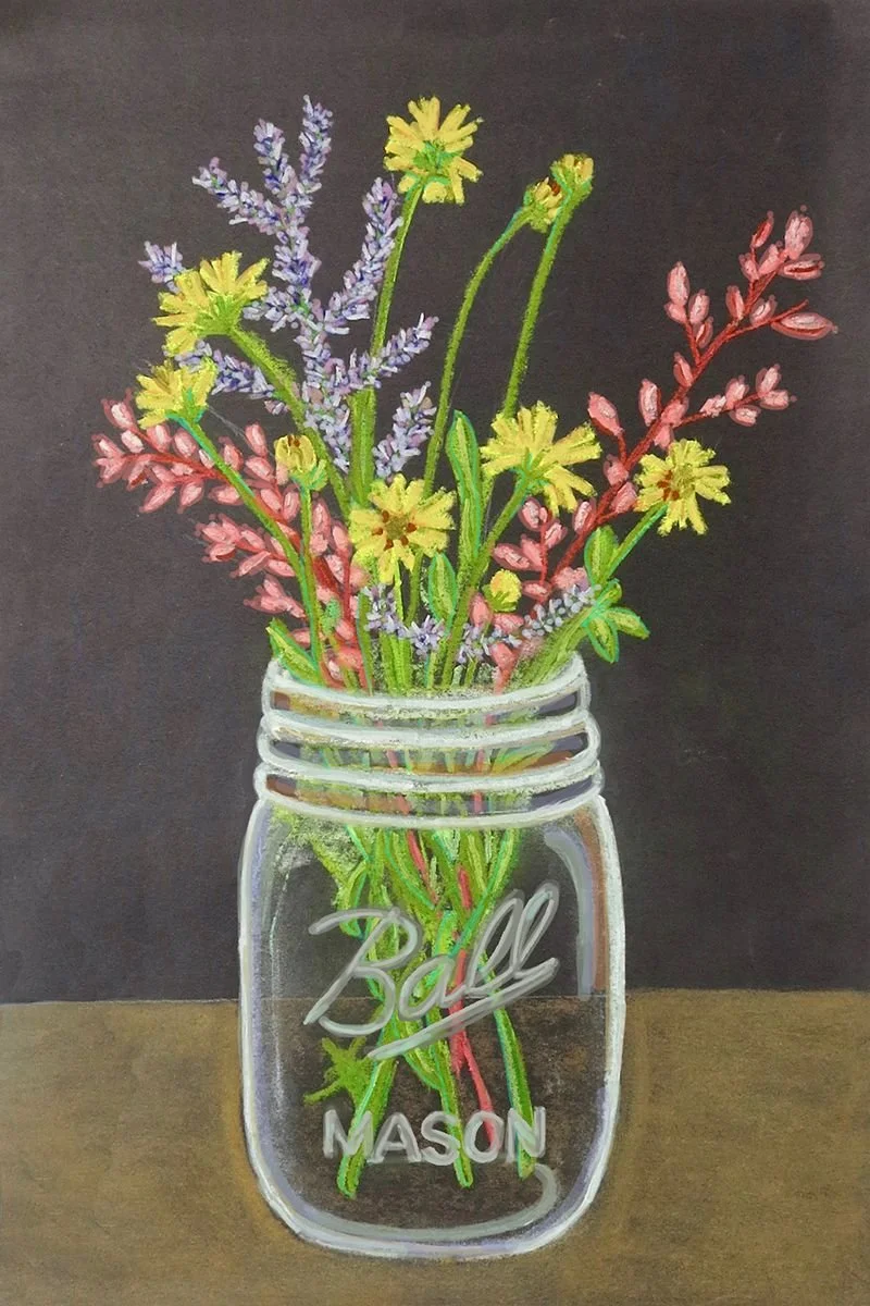 Janet Fish Inspired Wildflowers