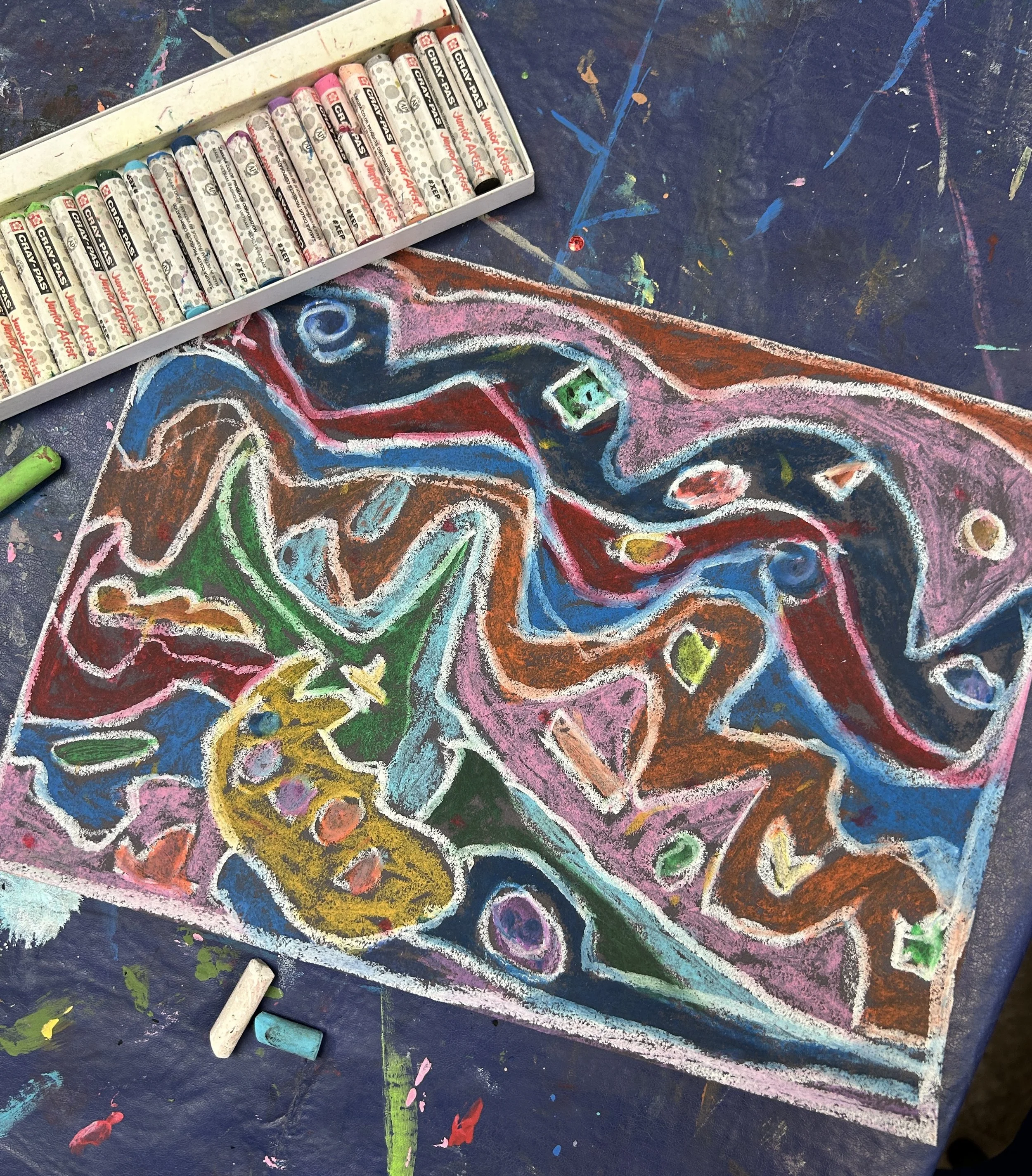 Reggie Laurent Inspired Abstract Art