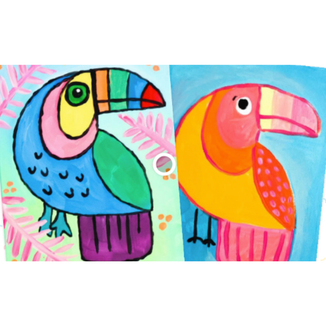 Colorful Toucans 