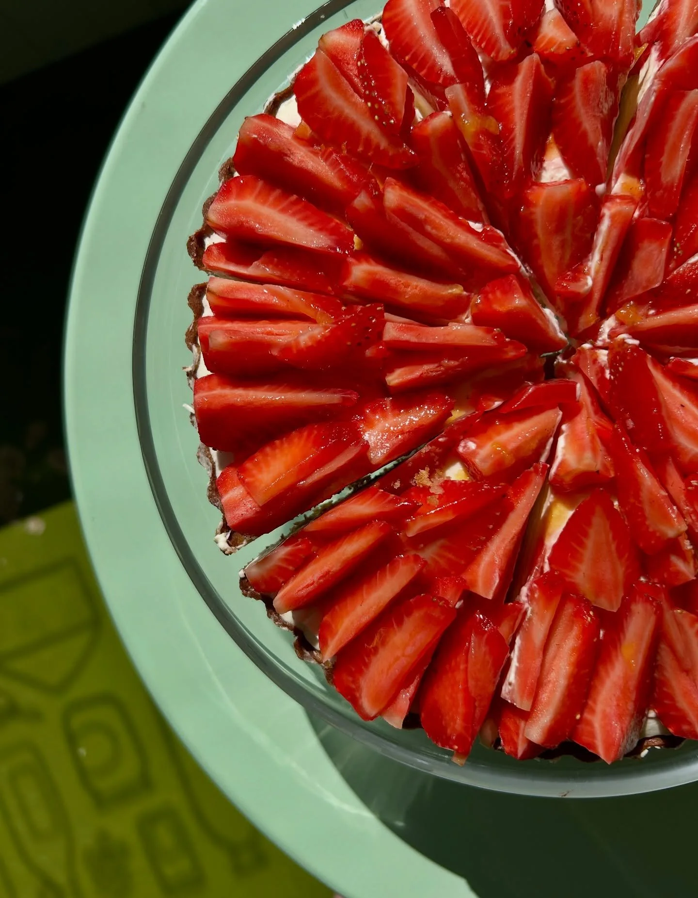 Norfolk strawberry cheesecake tart.
On the counter this week. 🎾