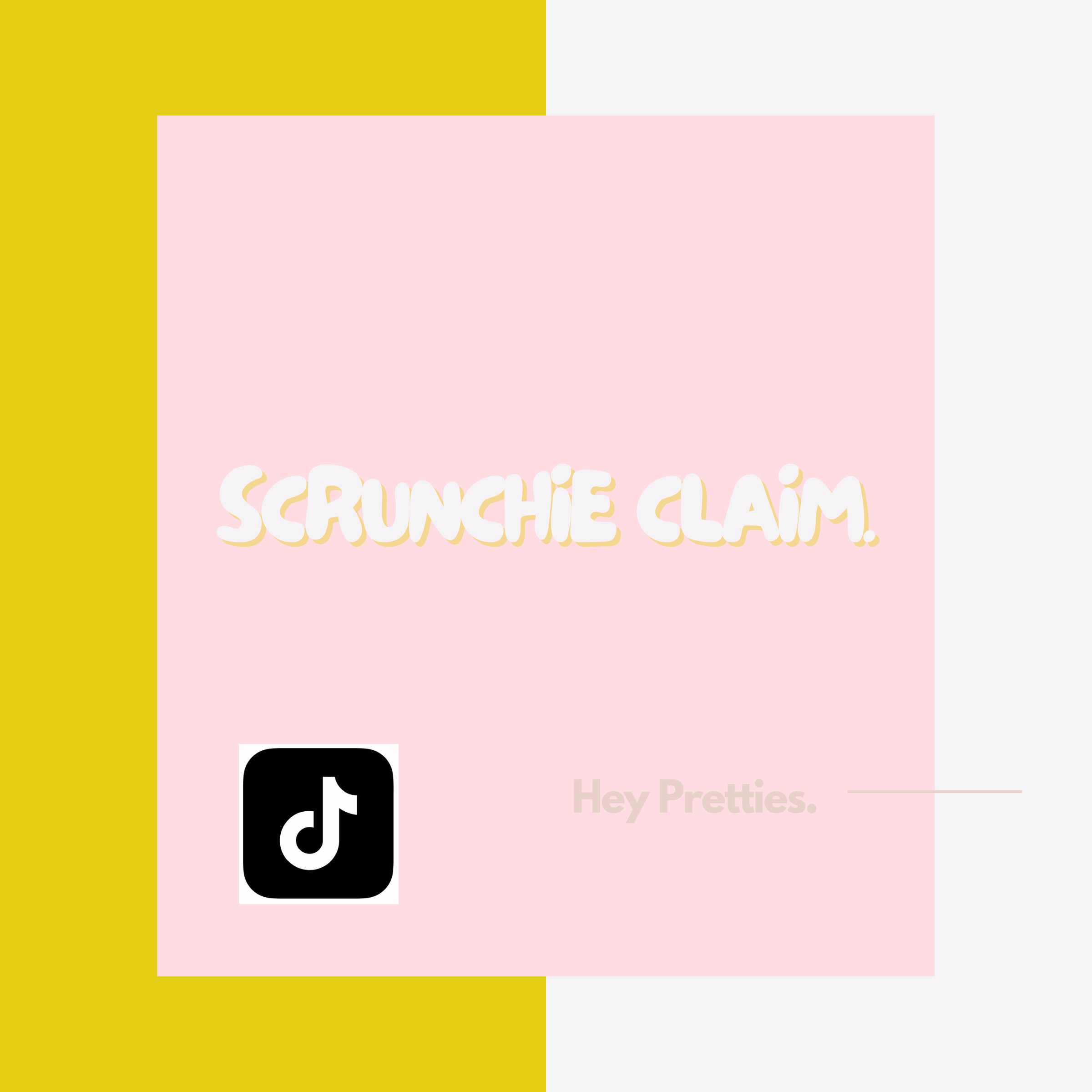 Scrunchie claim