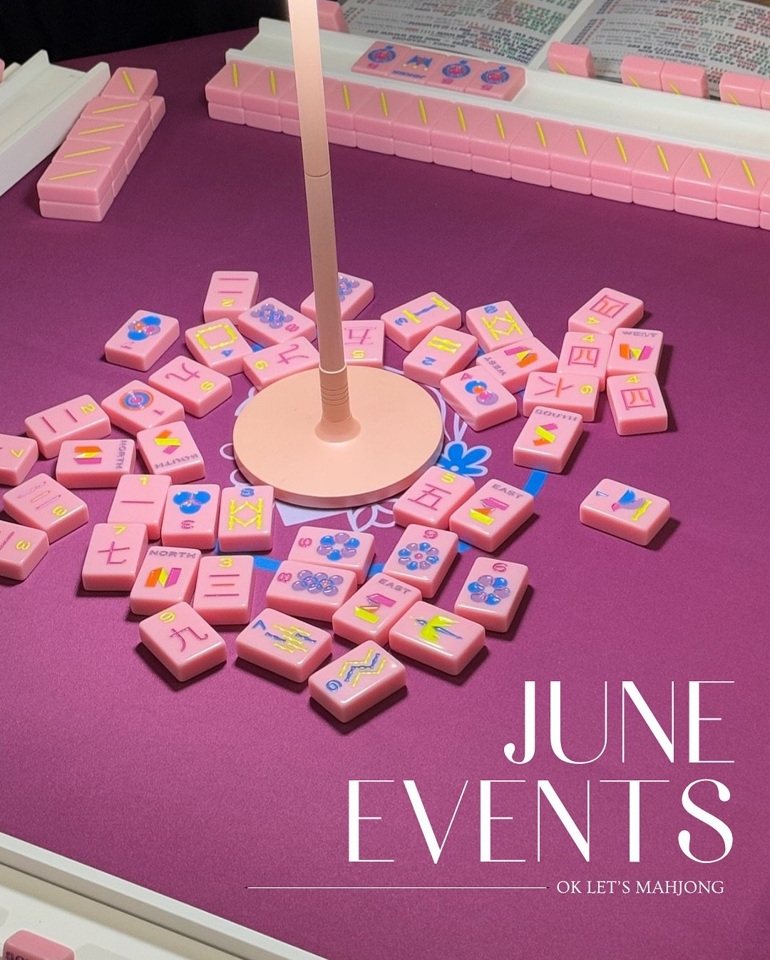 MAHJ WITH US IN JUNE! 🗓️🀄️

We&rsquo;ve got social plays, learning opportunities, and summer leagues all on the calendar this June! 

Swipe to see them all and head to our link in bio to claim your spots today! ✨💌 We&rsquo;re ready for a fun month