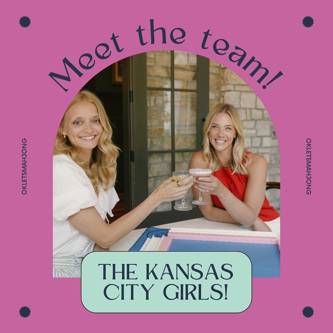 Get to know the gals behind @okletsmahjong.kansas city!! ✨✨

Let&rsquo;s mahj Kansas City - these two are ready to grow the community &amp; love of the game one bird bam cheers at a time! 🍸💞🀄️