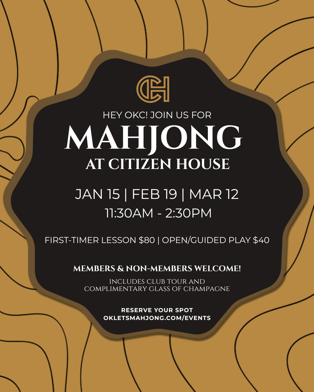 OKC: Mahjong at Citizen House – Open to Members &amp; Guests 