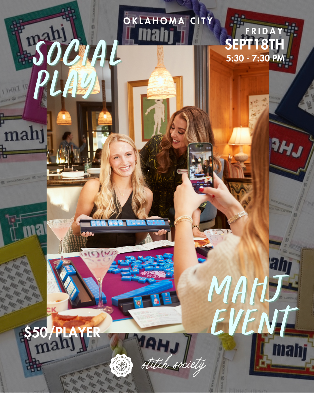 OKC: Mahj Night at The Stitch Society