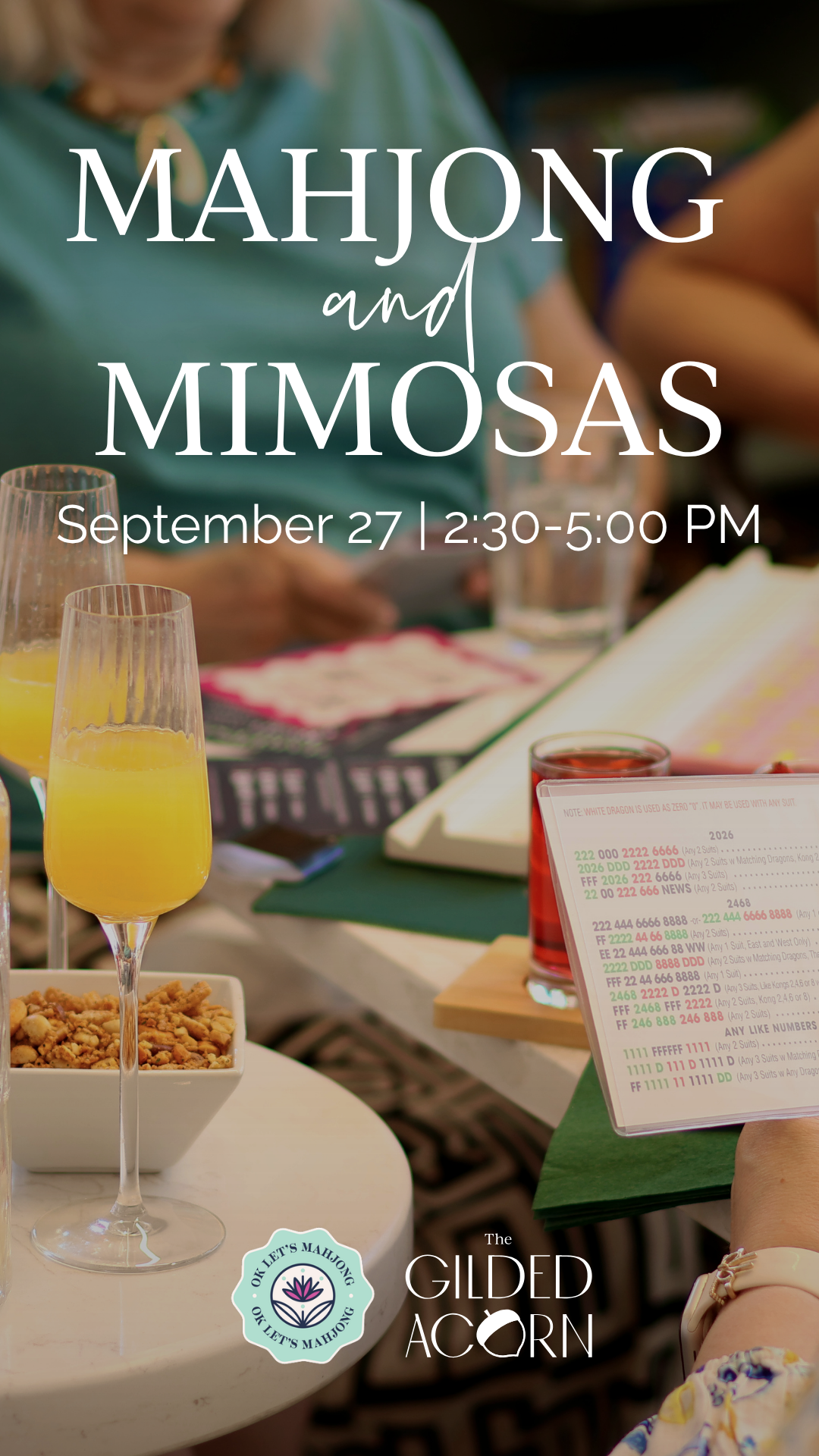 OKC: Mahjong &amp; Mimosas at The Gilded Acorn