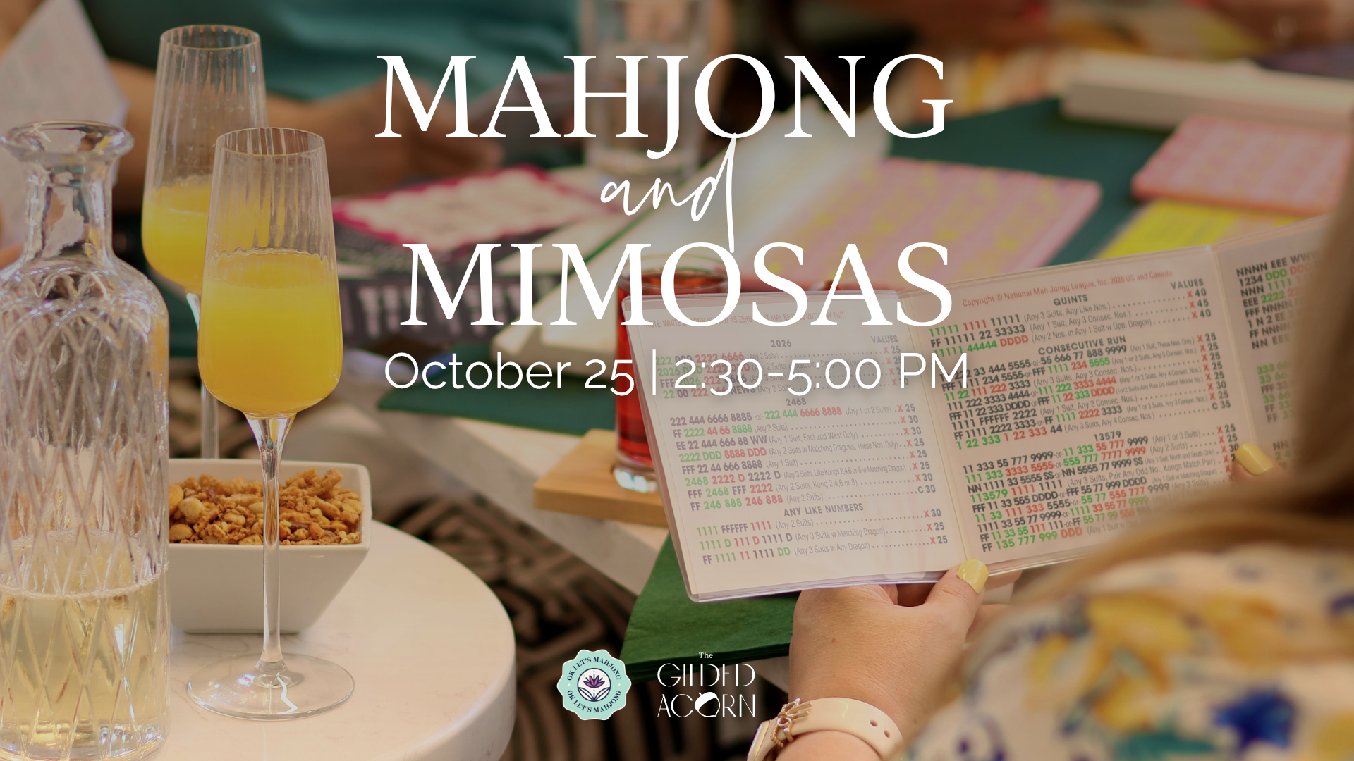 OKC: Mahjong &amp; Mimosas at The Gilded Acorn