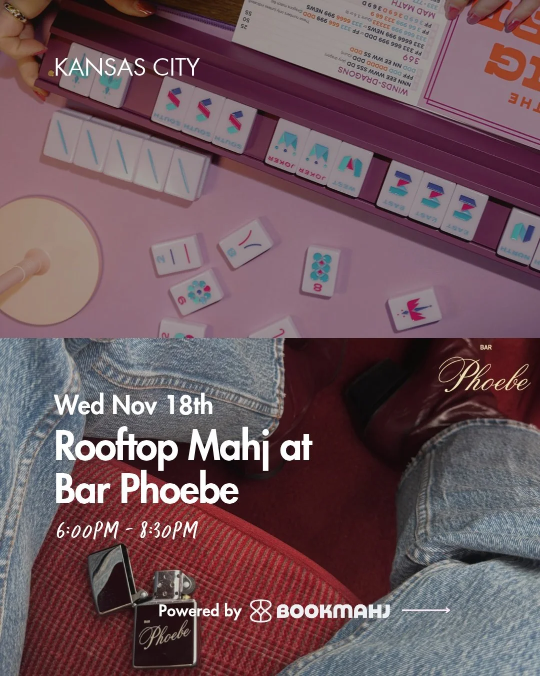 Kansas City: Rooftop Mahjong at Bar Phoebe