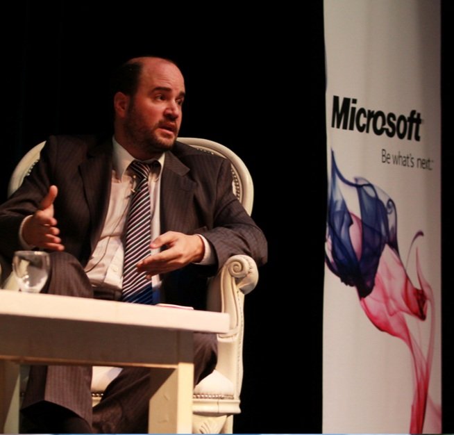 Conferencia evento Microsoft