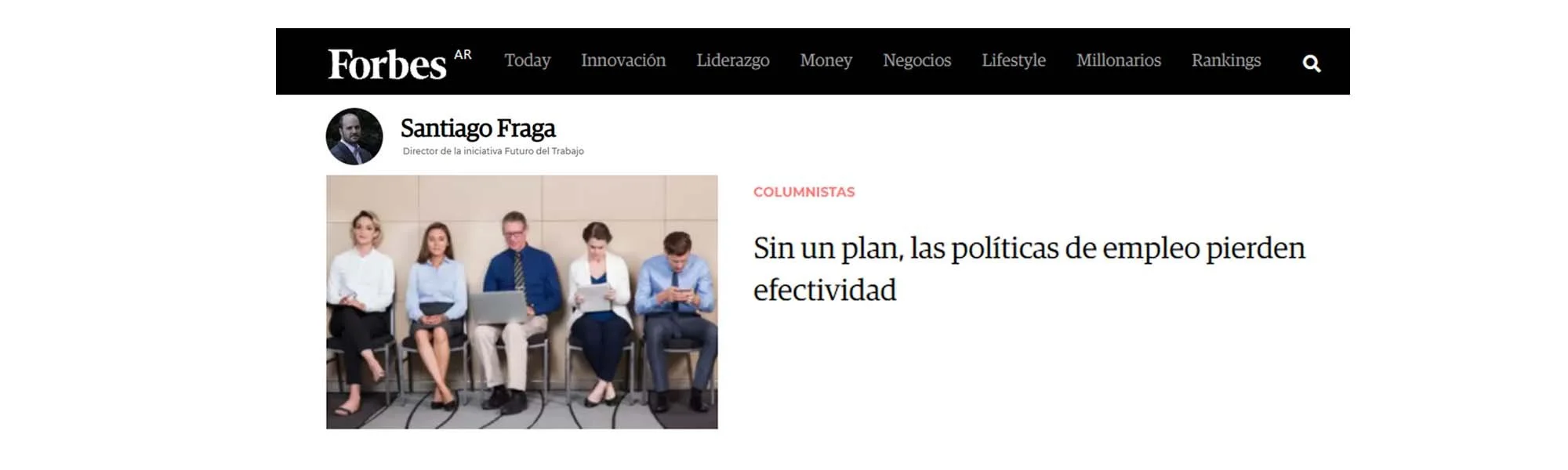 Columna para Forbes