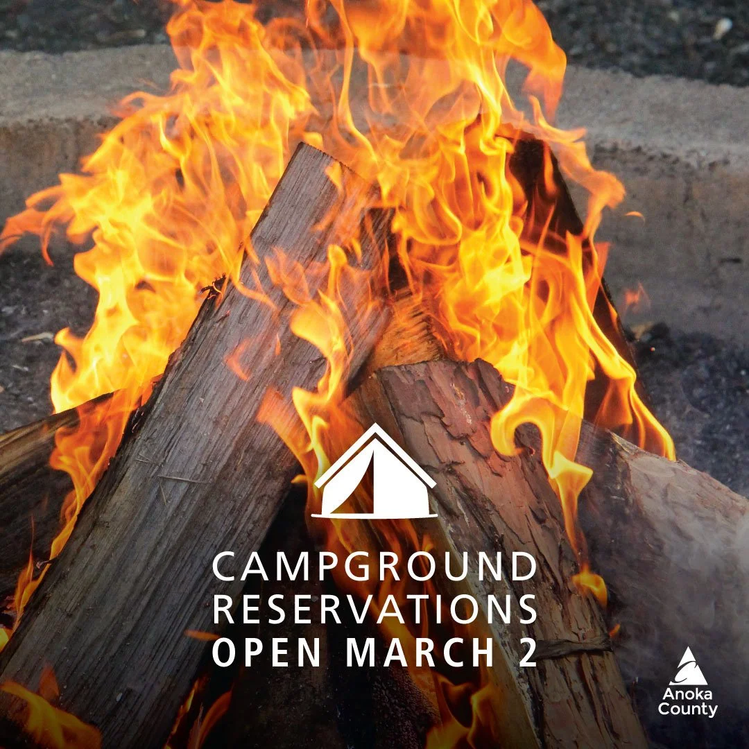 Are you impatiently waiting for camping season to arrive? The wait is growing shorter. Campground reservations open on Monday, March 2 at 8 am. Be ready to reserve because campsites go fast. 🏕️ ✅

Bunker Hills Campground
Open: May 8 - October 18

Ri