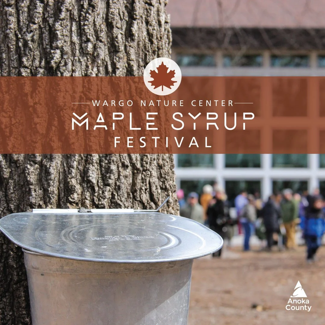 🎉Celebrate spring at our FREE Maple Syrup Festival for all ages!
Saturday, March 28 | 12-2 pm | Wargo

🍁 Maple Syrup Tours
🌫️ Maple Syrup Evaporator
🥞 Maple Syrup Tasting
🖍️ Make Maple-Themed Crafts

#AnokaCountyParks