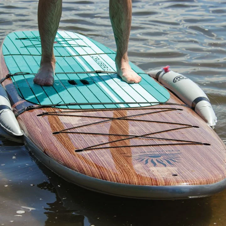  Stand Up Paddle Board Stabilizers 

 Stabilizers can be attached to make paddling much easier. 