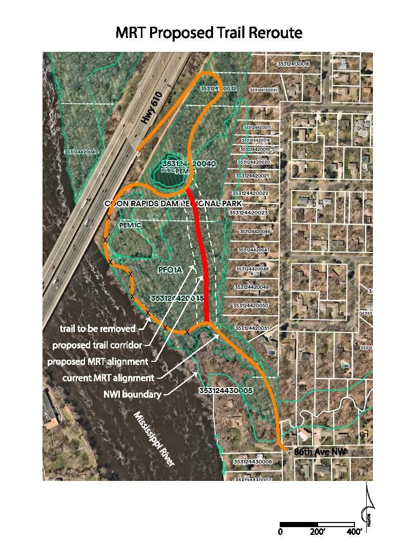 MRT Proposed Trail Reroute