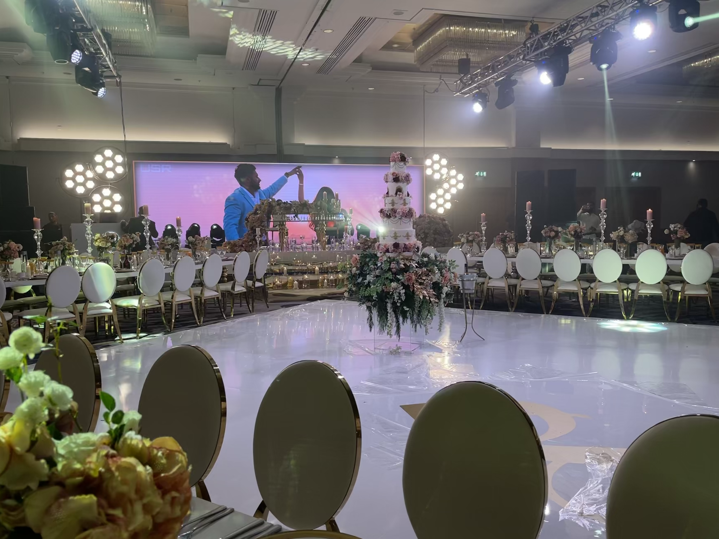 hilton metropole lighting production