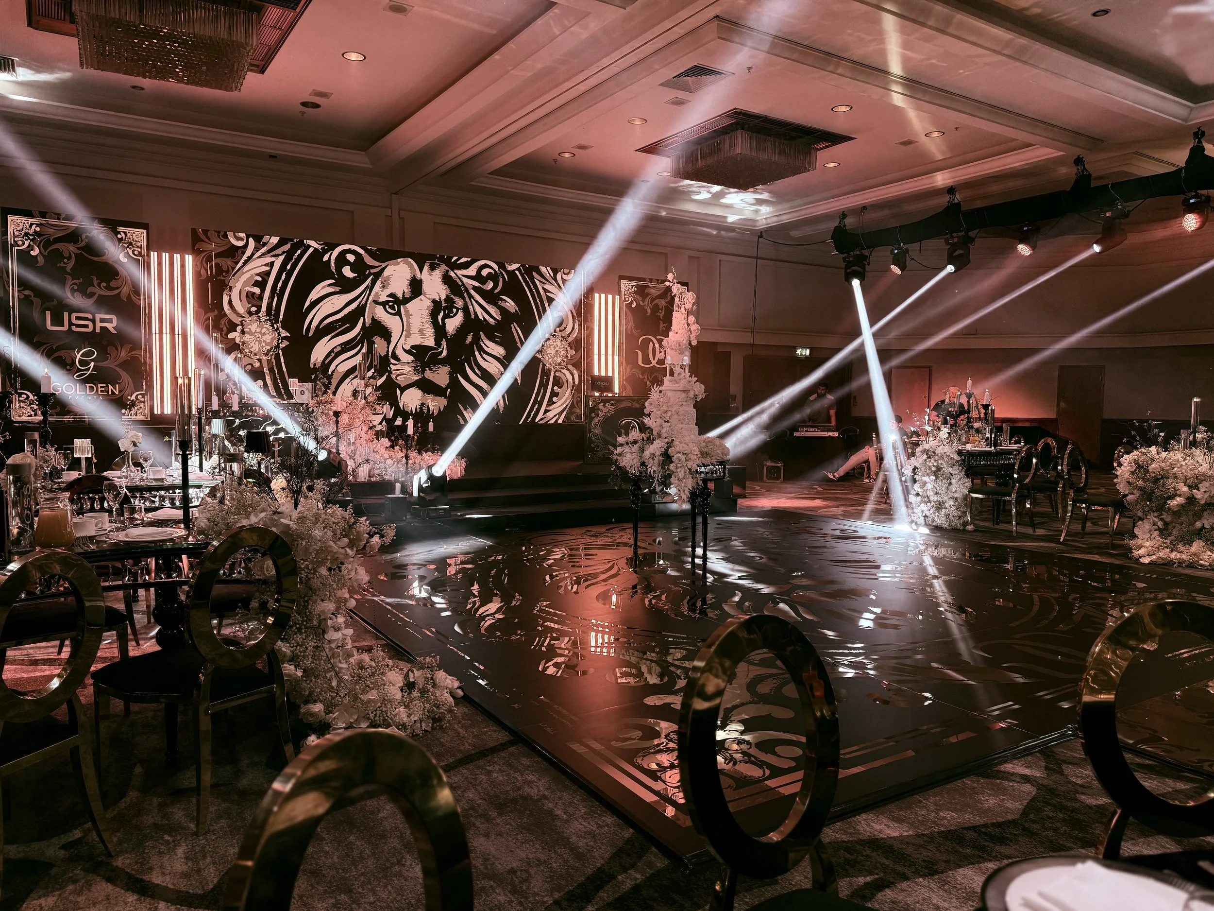 hilton metropole lighting production