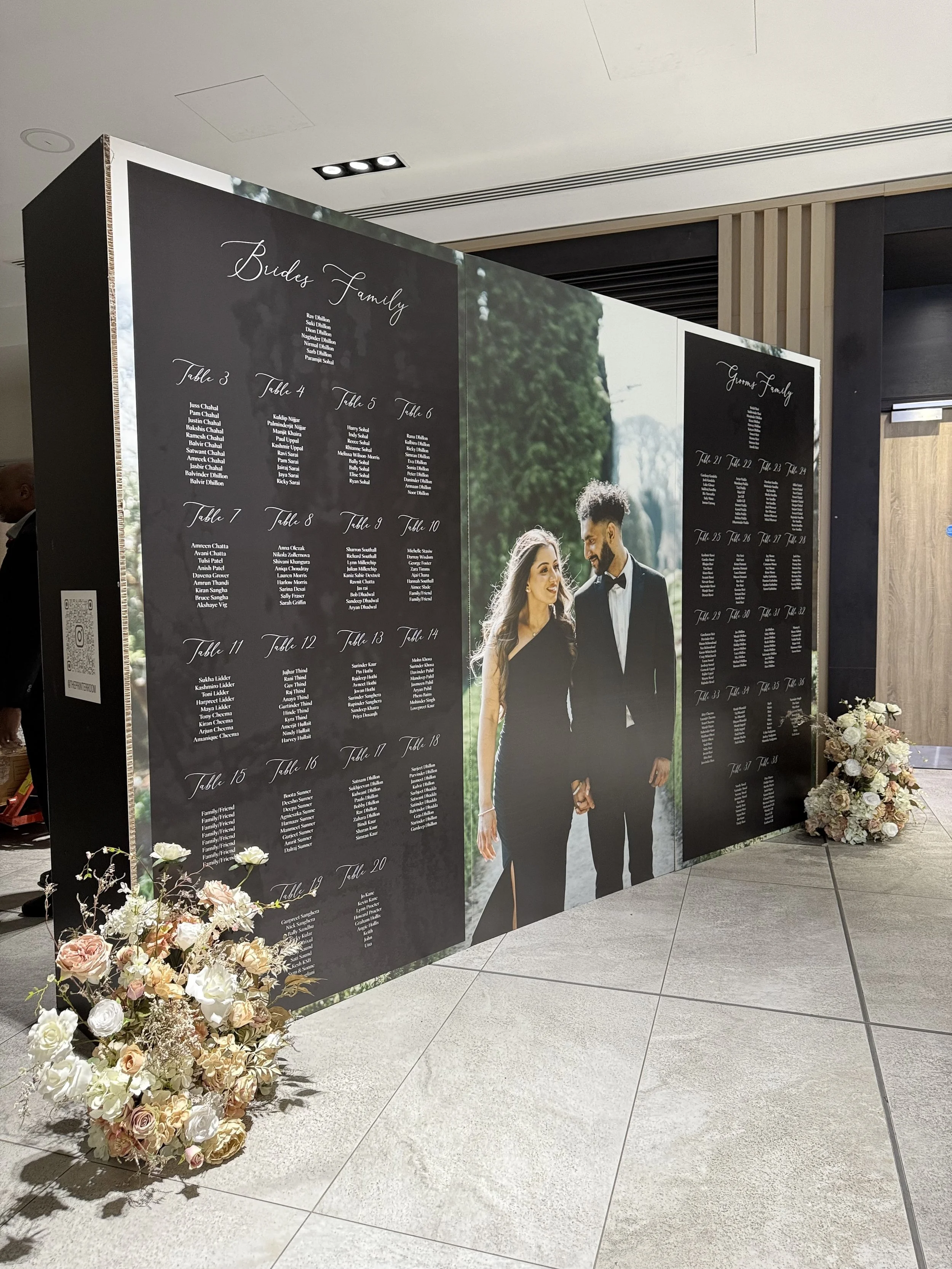 SEATING PLANS LIFE SIZE