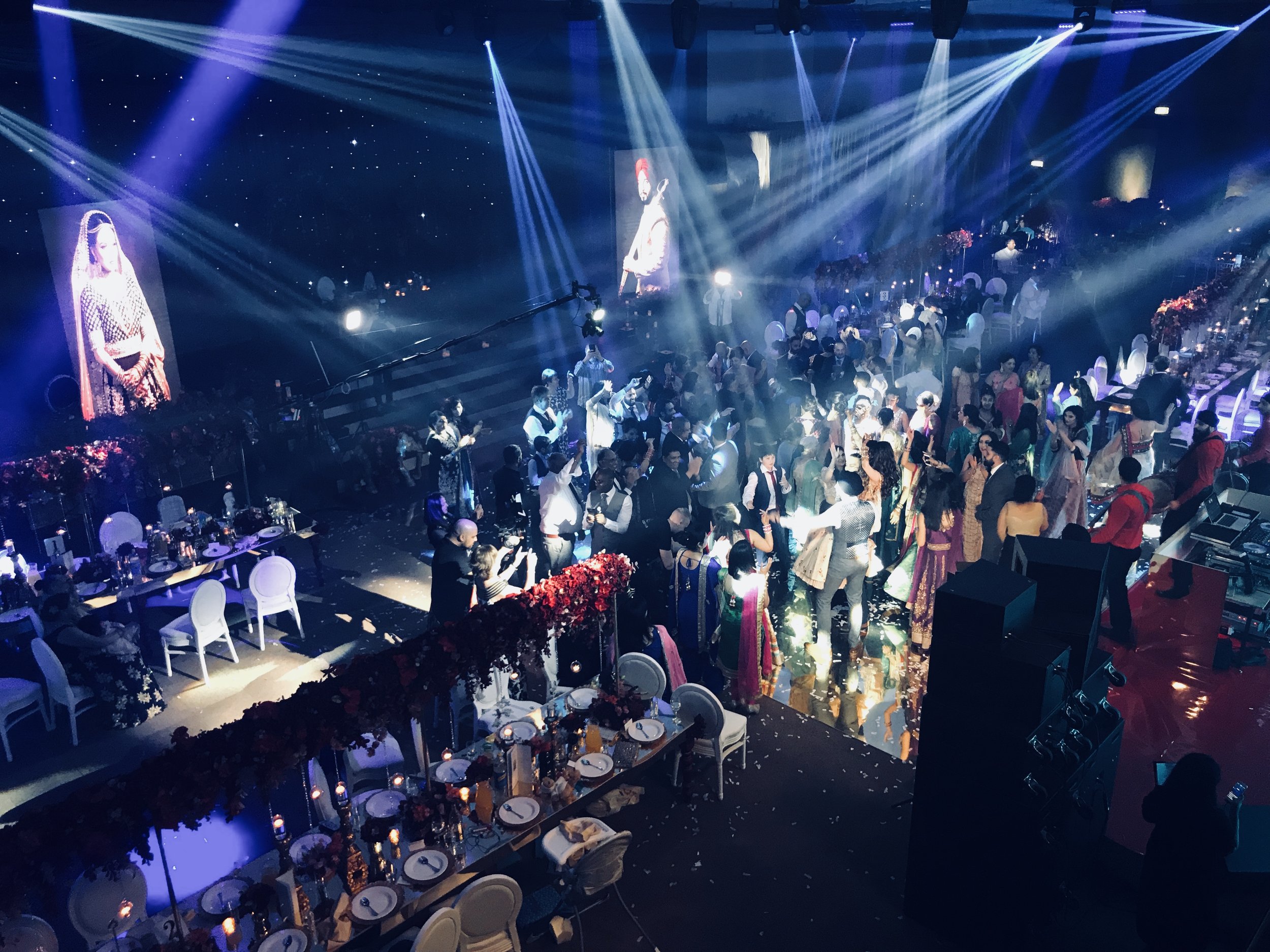 lighting production asian wedding