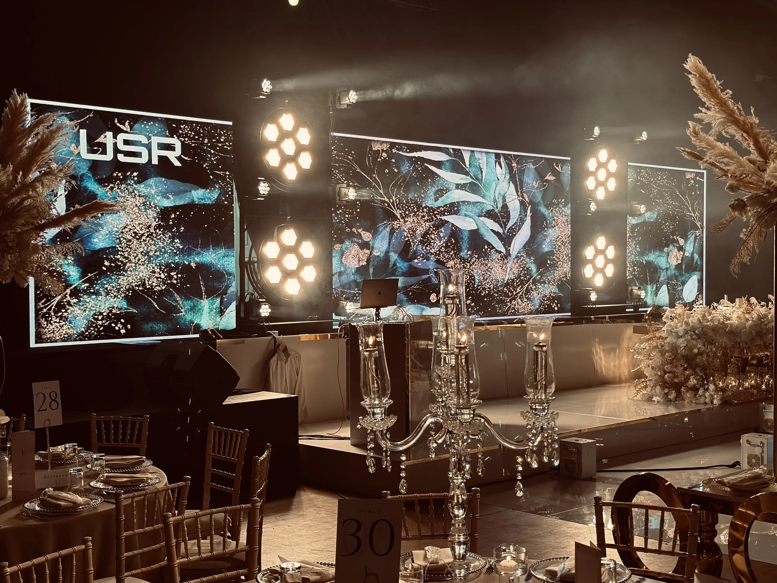 rainton arena Newcastle  led video screen dance floor dj