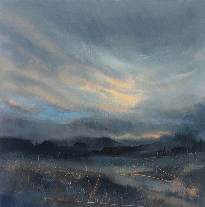 Expansive Silence, 24" x 24", Acrylic