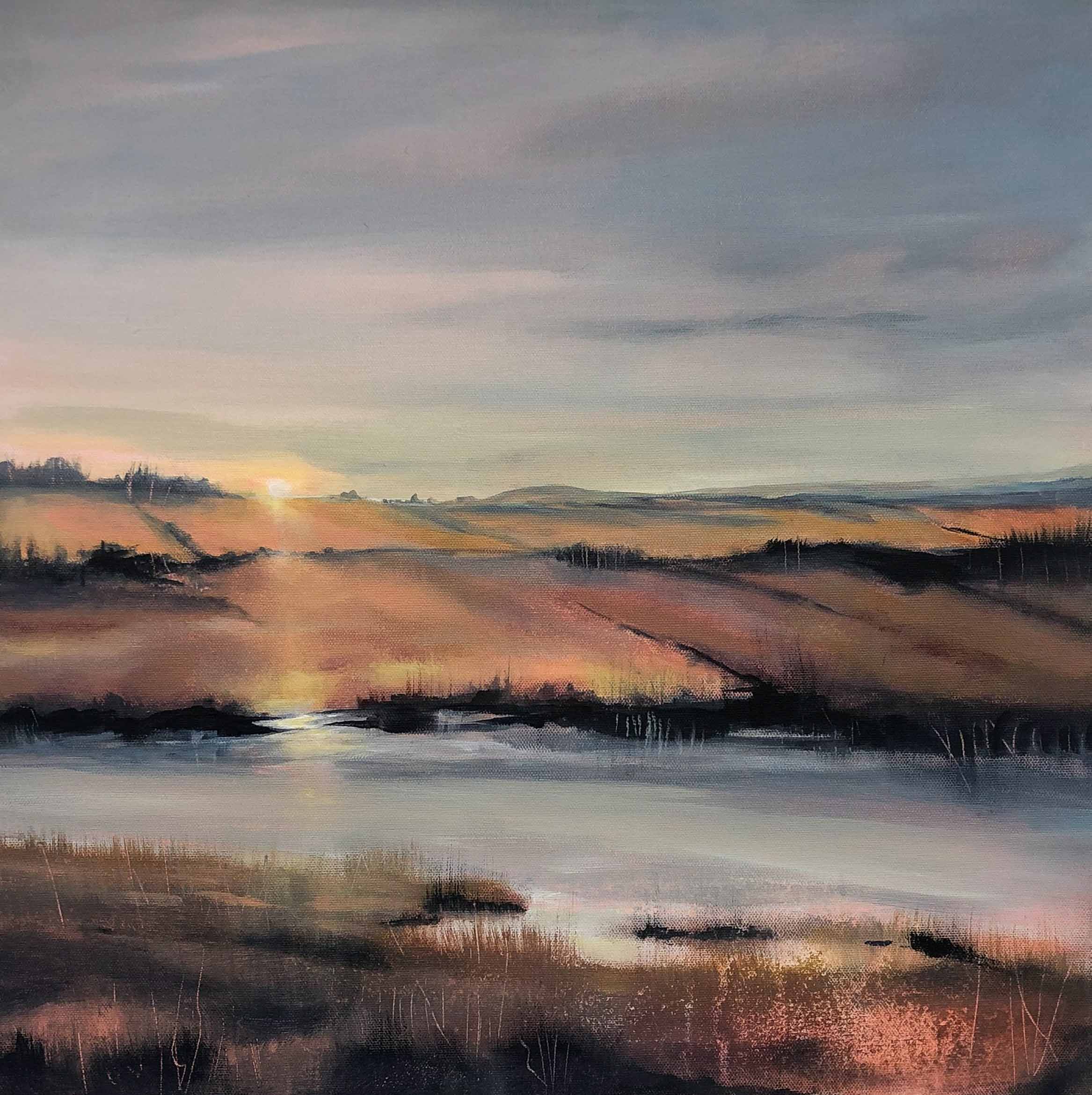 Ripple, 20" x 20", Acrylic