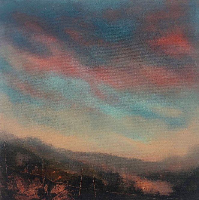 Twilight, 10" x 10", Acrylic