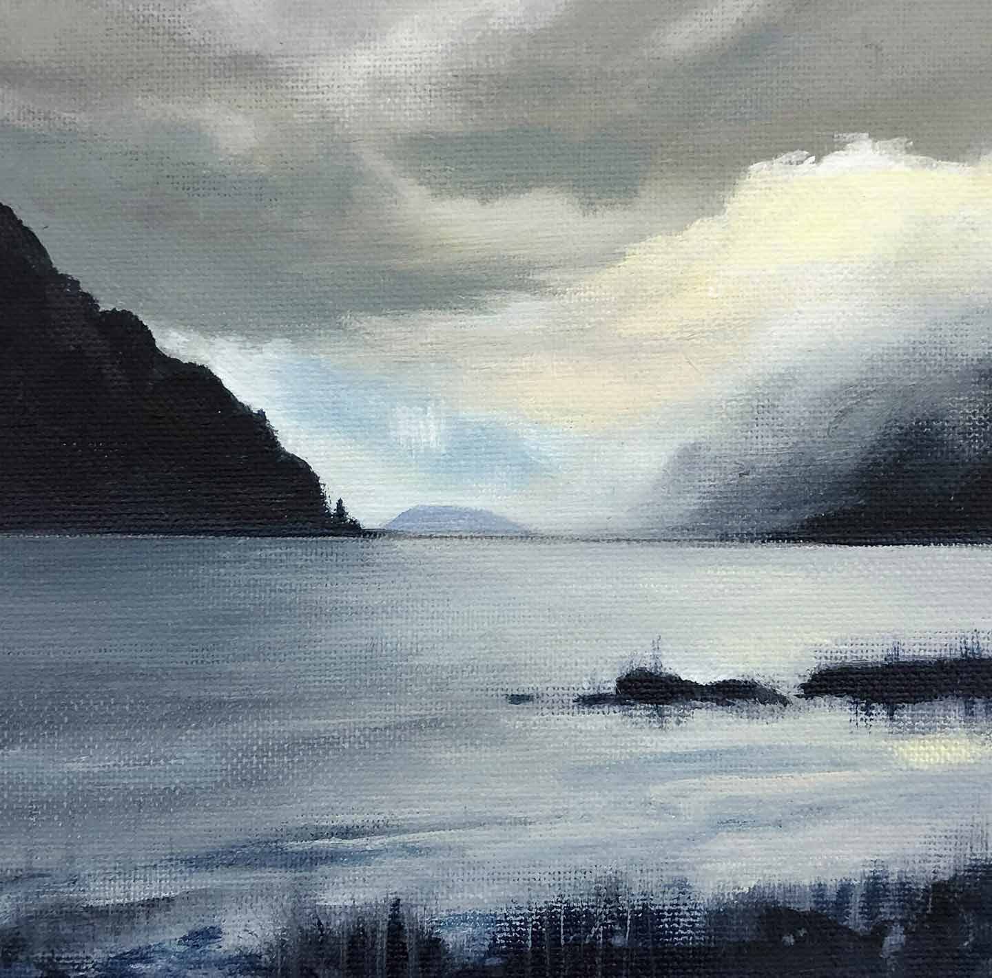 Break, 10" x 10", Acrylic