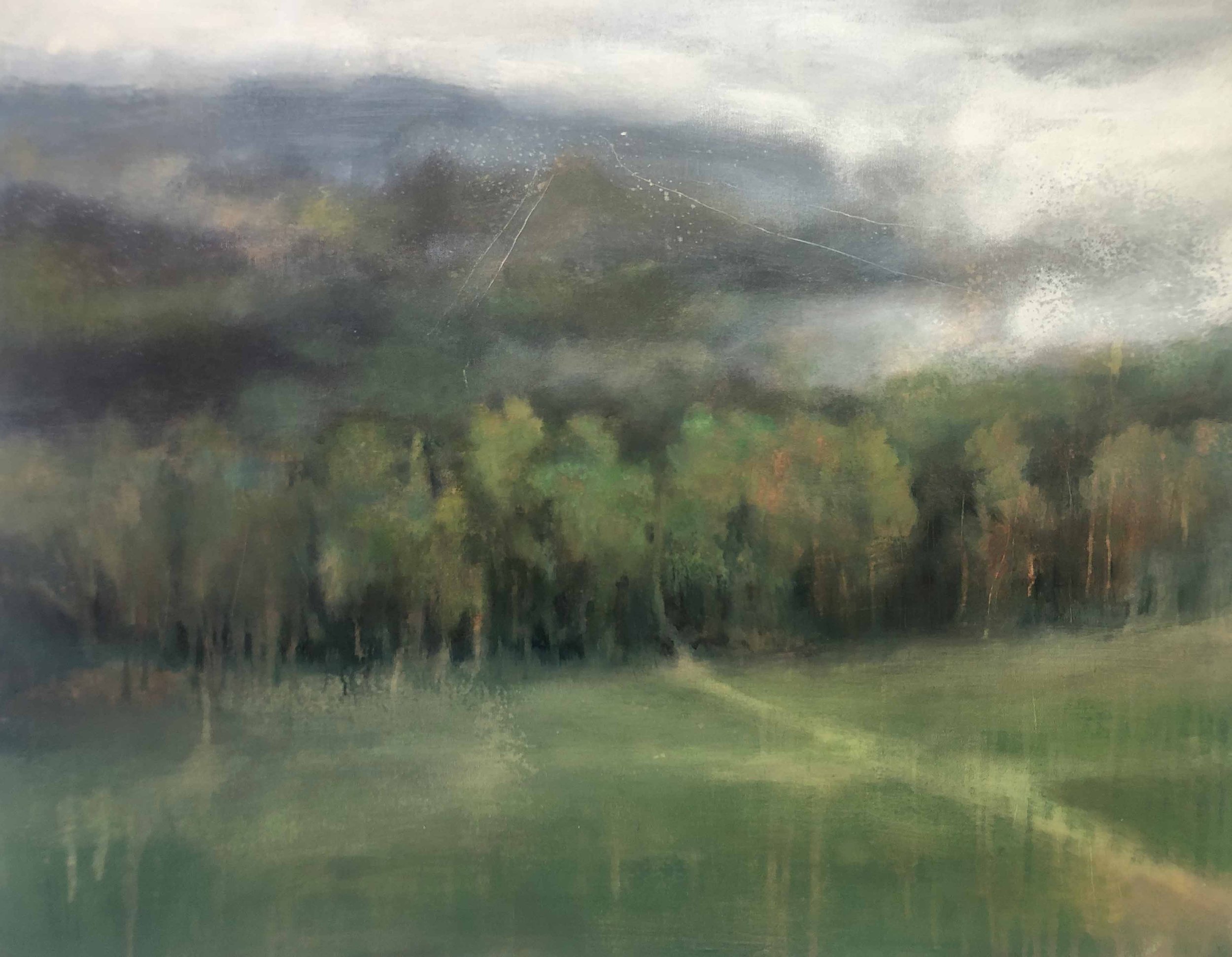 Broadview, 24" x 30", Acrylic