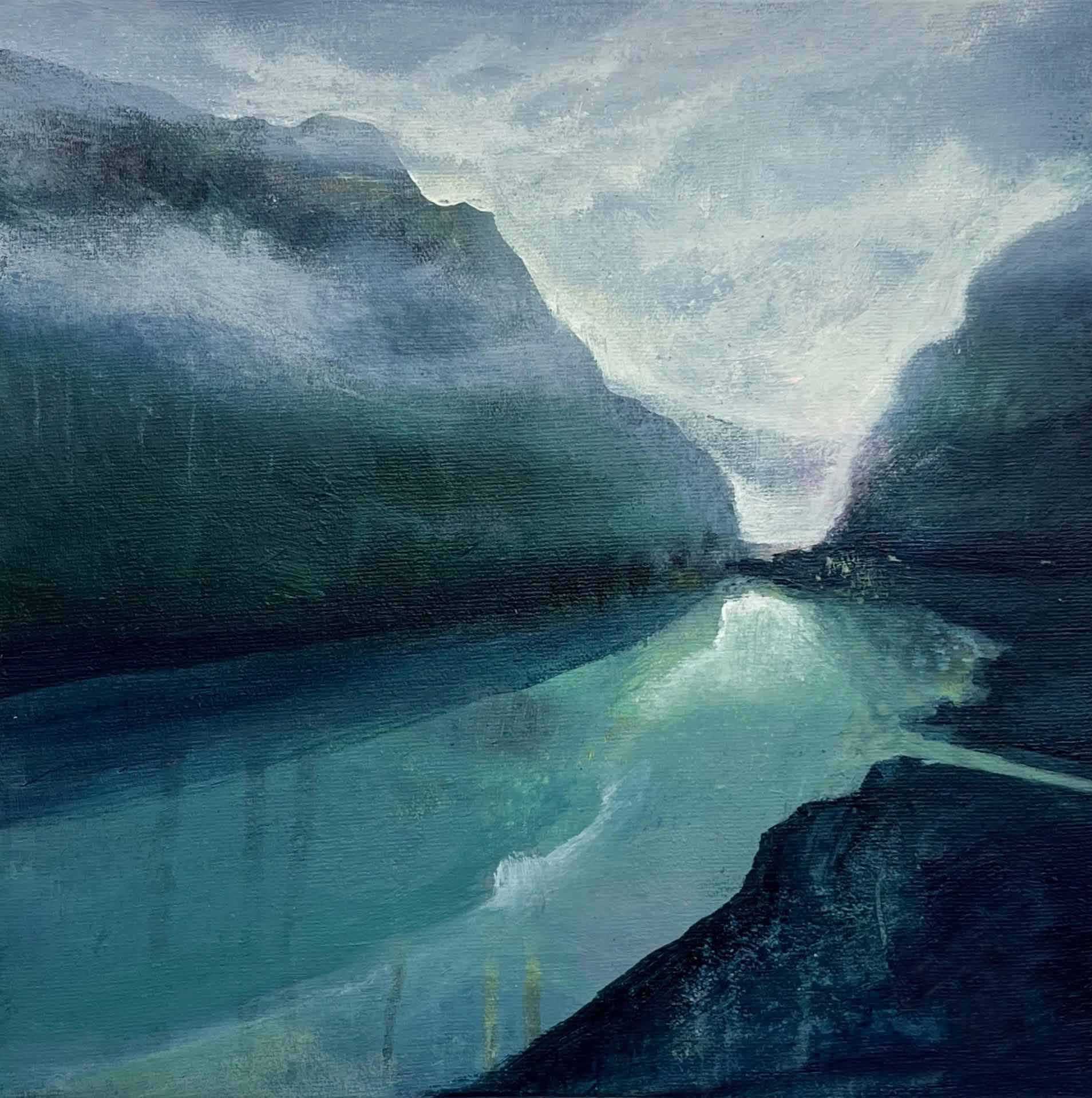 Grateful Sounds, 10" x 10", Acrylic