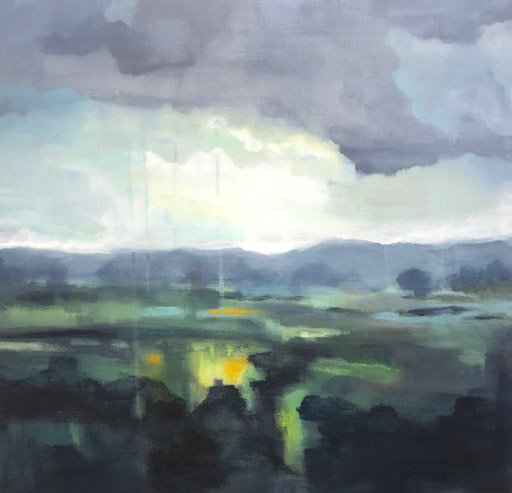 Billow, 24" x 24", Acrylic