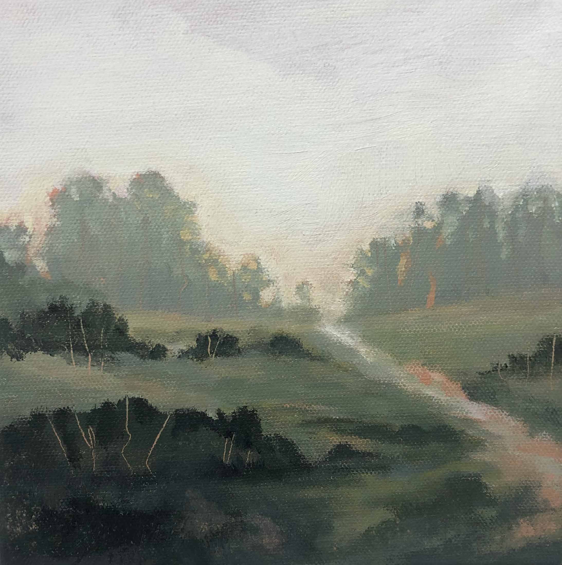 Brushwood, 8" x 8", Acrylic