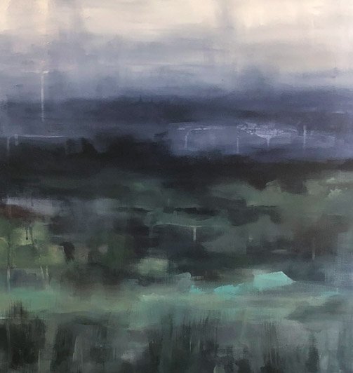 Heavy Weather, 24" x 24", Acrylic